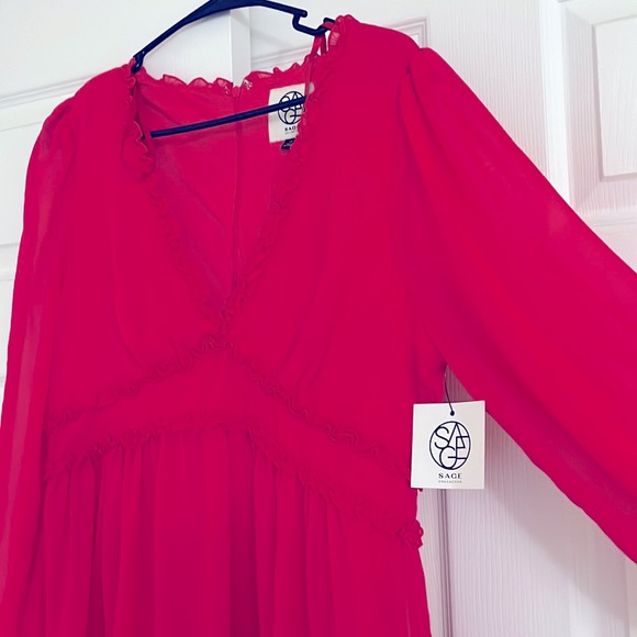 Pretty Pink color dress which can be worn as casual or to a party! New with Tags - Picture 2 of 2